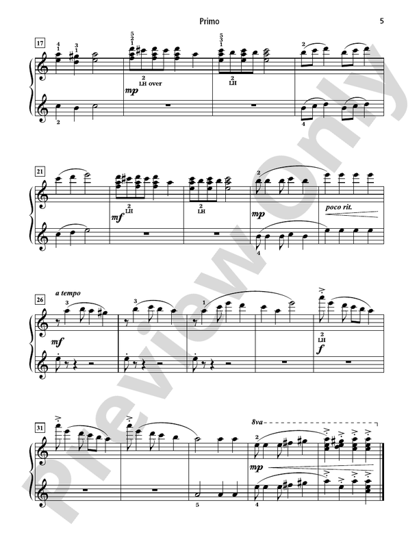 Grand Duets for Piano, Book 4: 6 Early Intermediate Pieces - 1 Piano, 4 Hands (Digital Download)