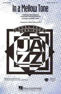 In A Mellow Tone - Duke Ellington - Kirby Shaw Milt Gabler Hal Leonard ShowTrax CD CD