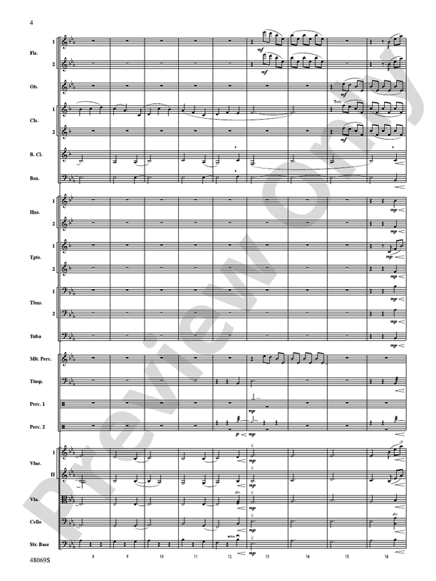 Nostalgia – Full Orchestra Conductor Score & Parts (Digital Download)