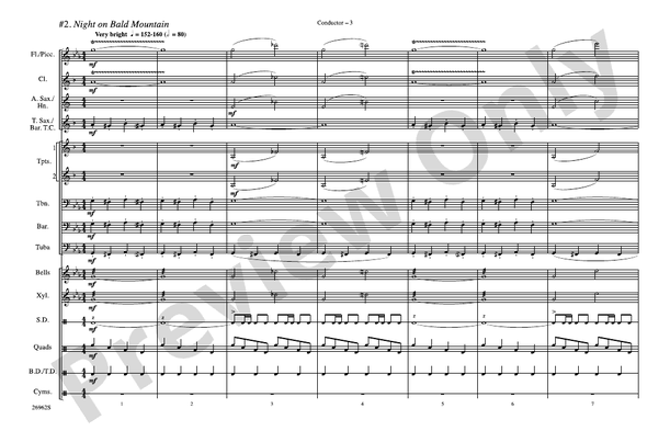 Classic Teasers and Pleasers – Marching Band Conductor Score & Parts (Digital Download)