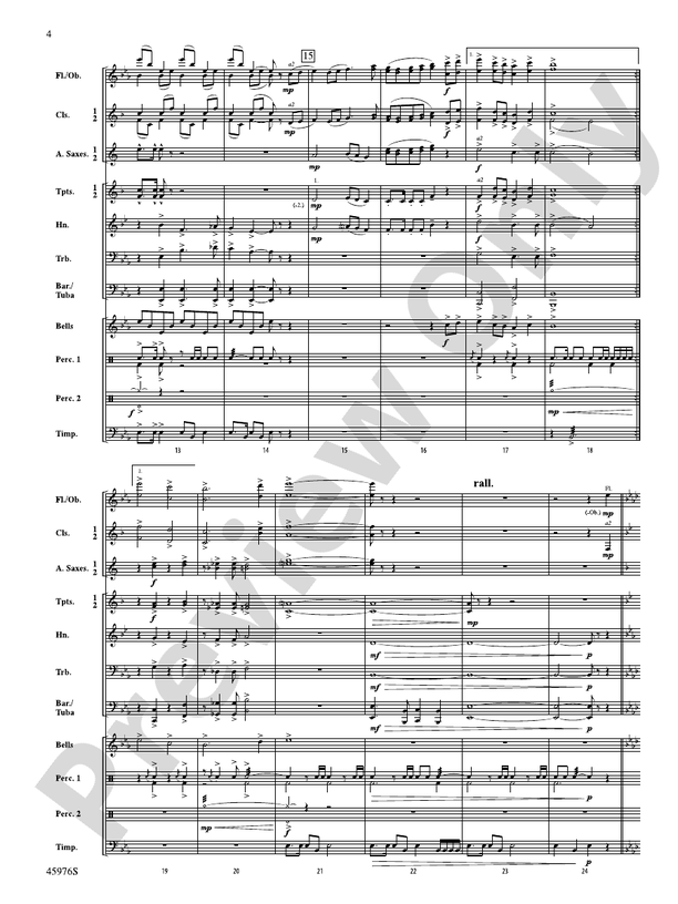 With Uncommon Valor - Concert Band Conductor Score & Parts (Digital Download)