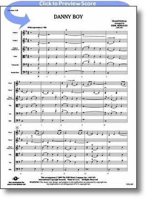 Danny Boy - Traditional - Erik Morales FJH Music Company Score/Parts