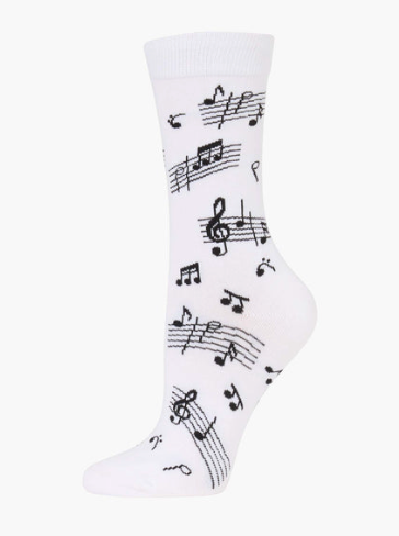 Bamboozld Women's "Treble Makers" Socks Black Size 2-8