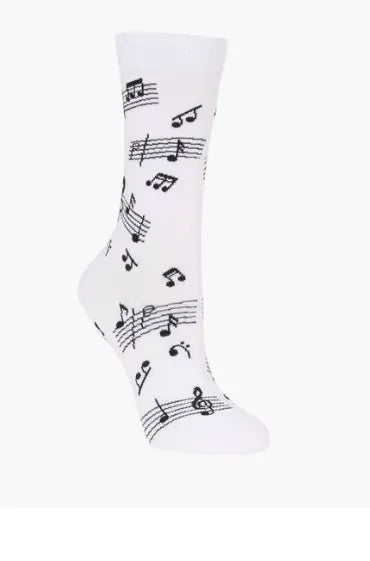Bamboozld Women's "Treble Makers" Socks Black Size 2-8