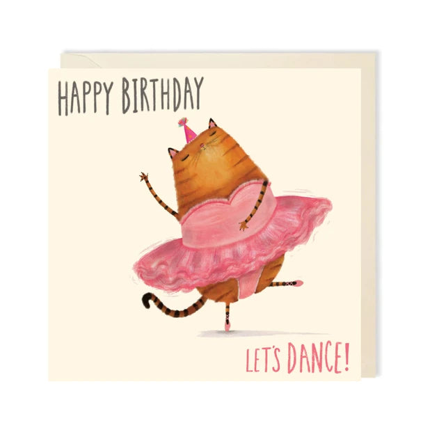 Greeting Card "Happy Birthday Let's Dance"