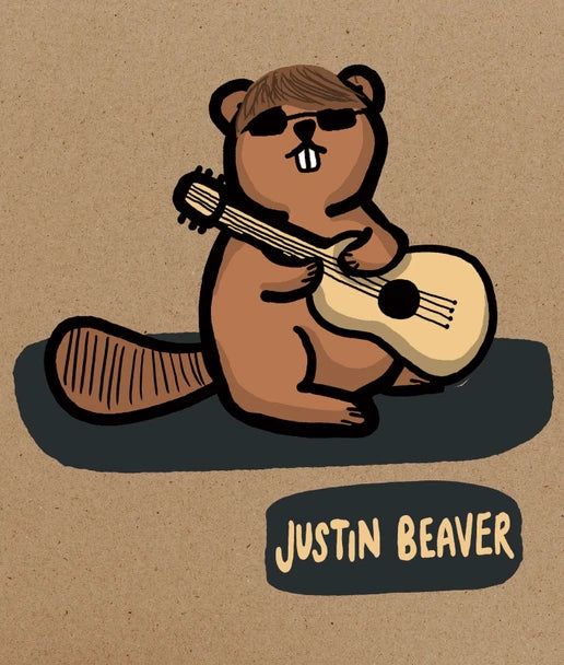 Greeting Card Justin Beaver