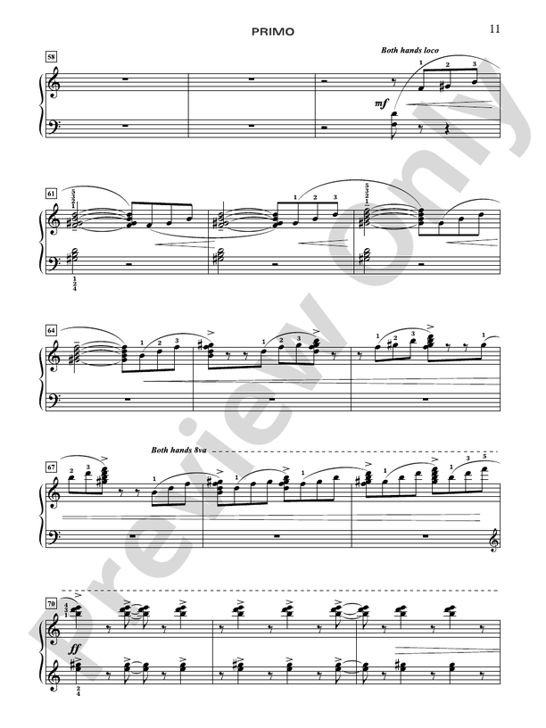 Bumble Boogie - 2 Pianos, 8 Hands (Digital Download)