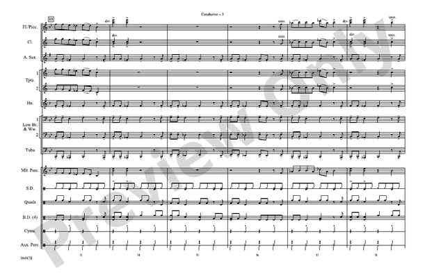 Simply Irresistible – Marching Band Conductor Score & Parts (Digital Download)
