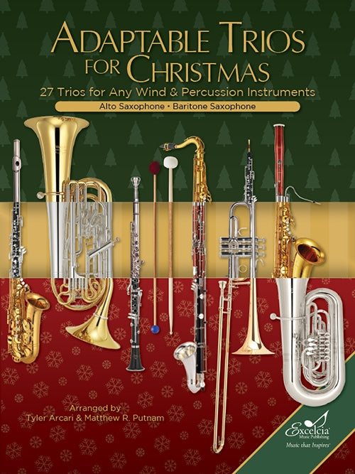 Adaptable Trios for Christmas - Alto/Bar Saxophone