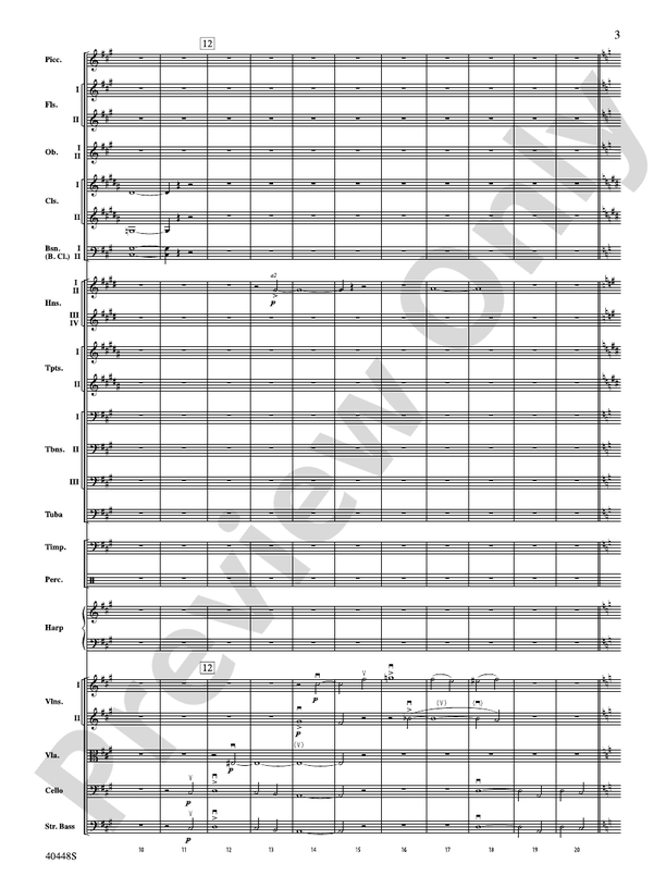 Romeo and Juliet Overture – Belwin Full Orchestra Conductor Score & Parts (Digital Download)