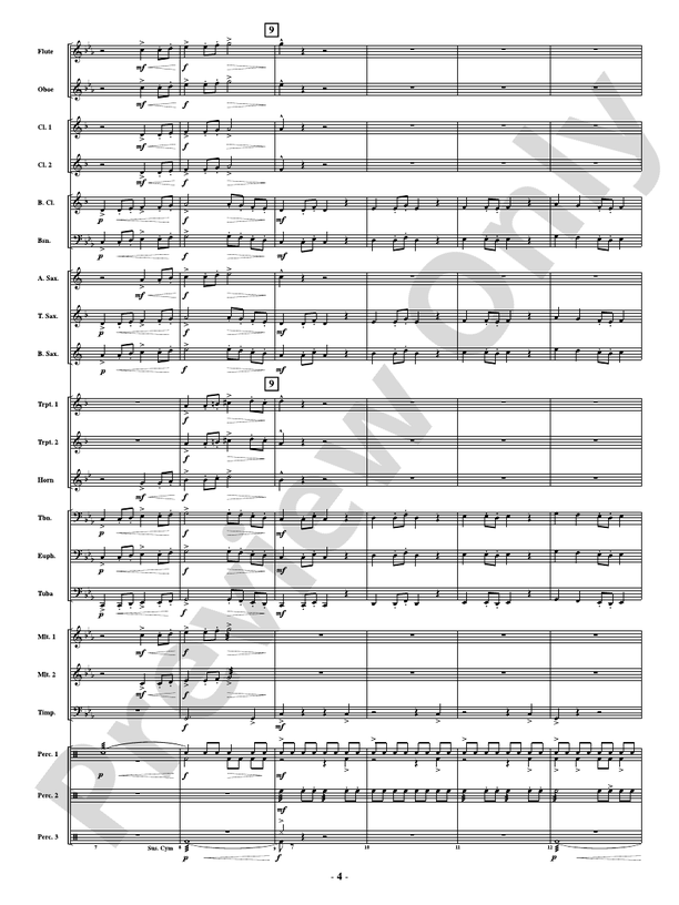 Cerberus - Concert Band Conductor Score & Parts(Digital Download)