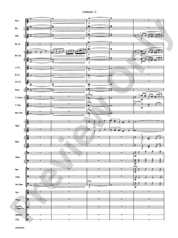 Kilimanjaro: An African Portrait - Concert Band Conductor Score & Parts (Digital Download)