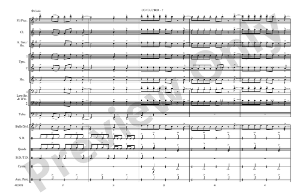 Bang the Drum All Day (Arr. Doug Adams) – Marching Band Conductor Score & Parts (Digital Download)