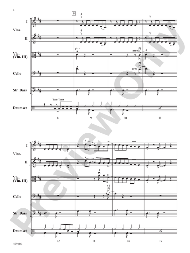 Made You Look - String Orchestra Conductor Score & Parts (Digital Download)
