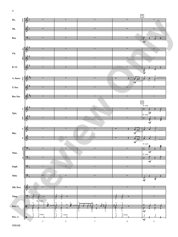 Strike Up the Band (Arr. Jack Bullock) - Concert Band Conductor Score & Parts (Digital Download)
