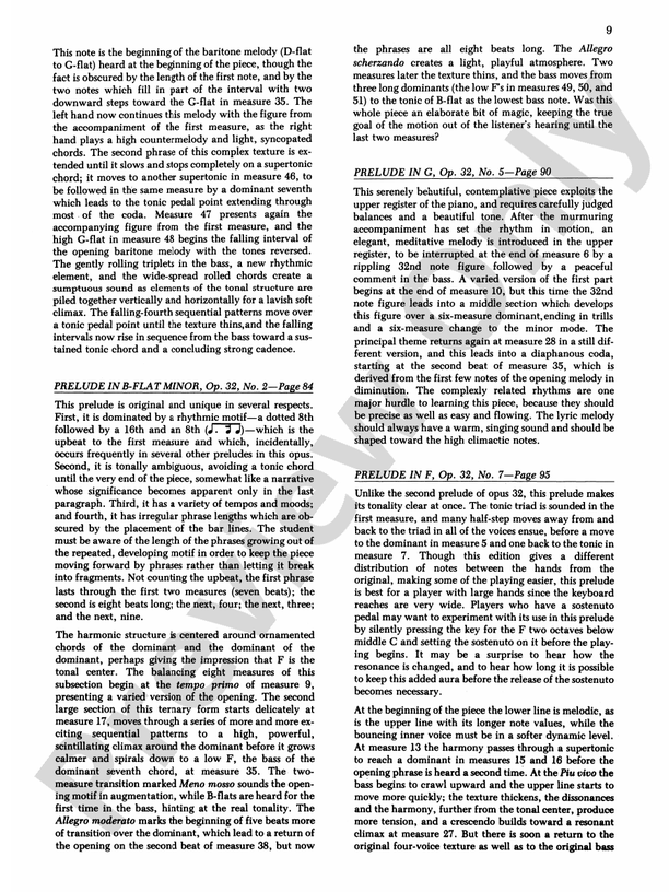 Rachmaninoff - Selected Works - Piano (Digital Download)