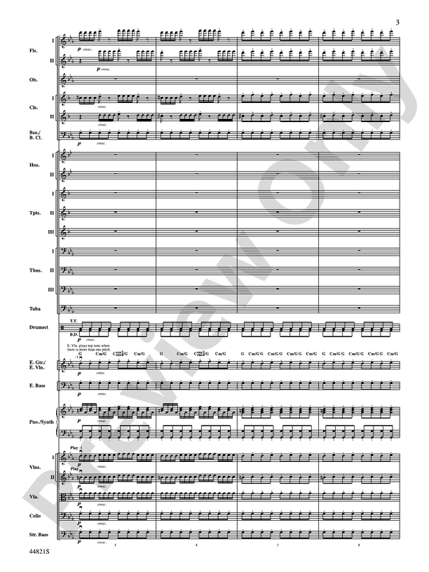 Dreams of Fireflies (On a Christmas Night) – Full Orchestra Conductor Score & Parts (Digital Download)