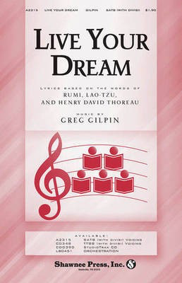 Live Your Dream - Greg Gilpin - Shawnee Press StudioTrax CD