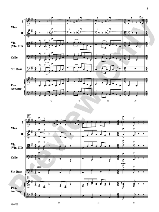 A Musical Passport - String Orchestra Conductor Score & Parts (Digital Download)