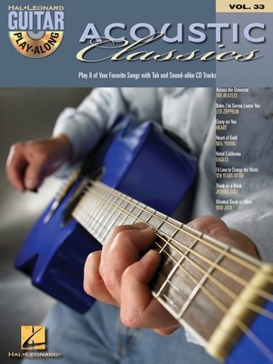 Acoustic Classics - Guitar Play-Along Volume 33 - Guitar Hal Leonard Guitar TAB with Lyrics & Chords /CD