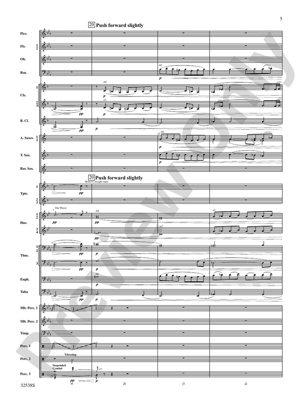 Ghost Dances - Concert Band Conductor Score & Parts (Digital Download)