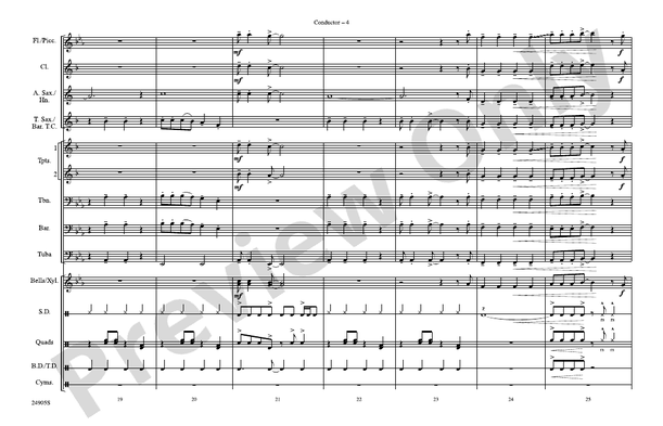 Blitzkrieg Bop – Marching Band Conductor Score & Parts (Digital Download)