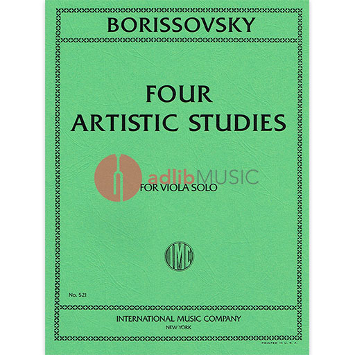4 Artistic Studies - for Viola Solo - Vadim Borisovski - Viola IMC Viola Solo