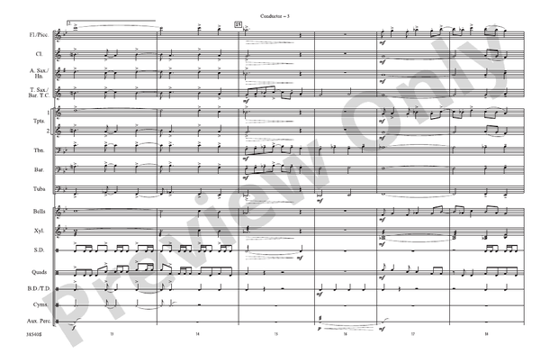 La Fiesta Del Tigre – Marching Band Conductor Score & Parts (Digital Download)