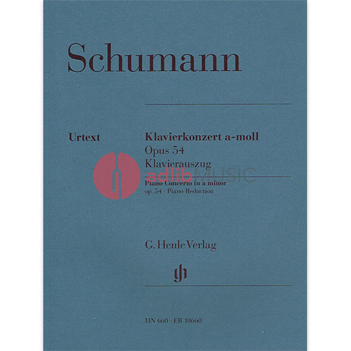 Piano Concerto in a minor Op. 54 - Robert Schumann - Piano G. Henle Verlag 2 Pianos 4 Hands