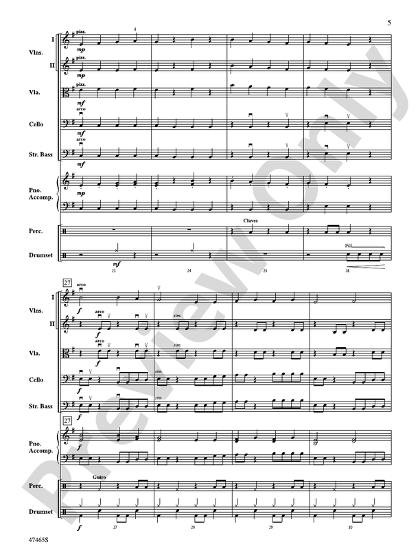 Secret Santa - String Orchestra Conductor Score & Parts (Digital Download)