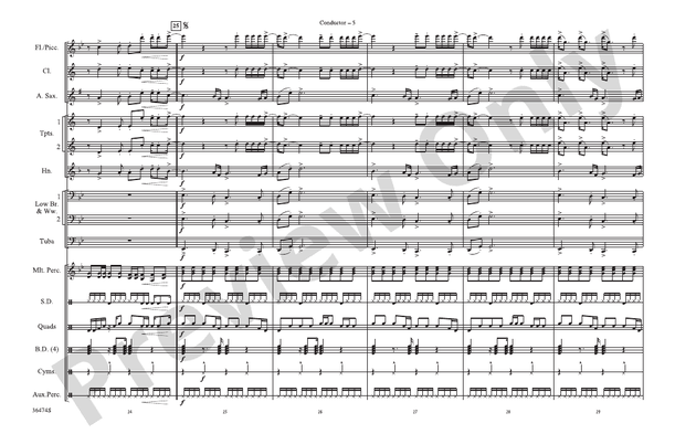 Winner – Marching Band Conductor Score & Parts (Digital Download)