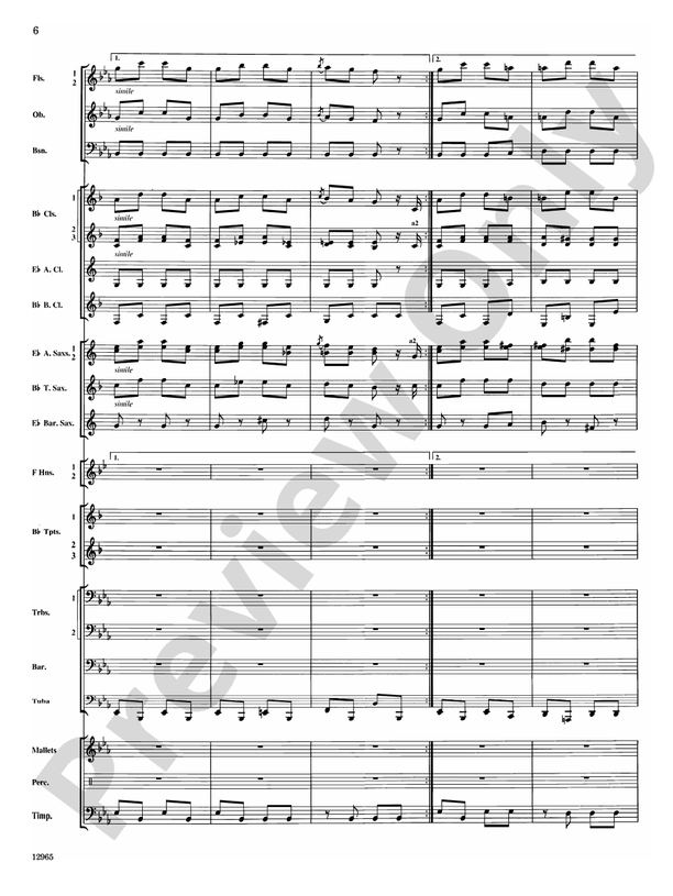 March and Procession of Bacchus (Grade 3) - Concert Band Conductor Score & Parts (Digital Download)