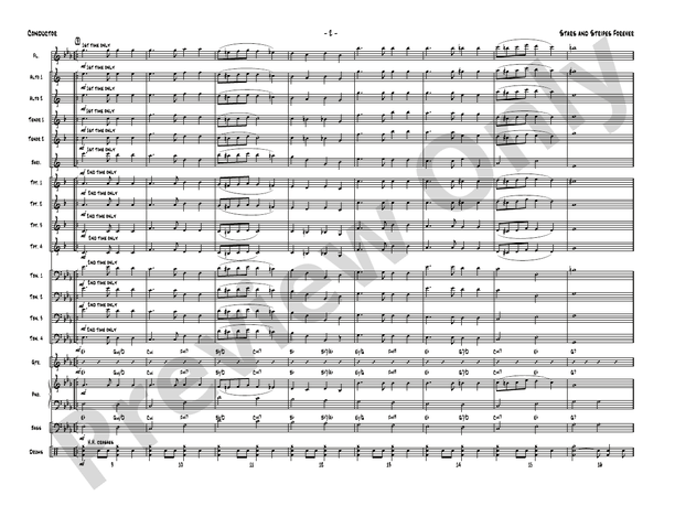 Stars and Stripes Forever - Jazz Ensemble Conductor Score & Parts(Digital Download)