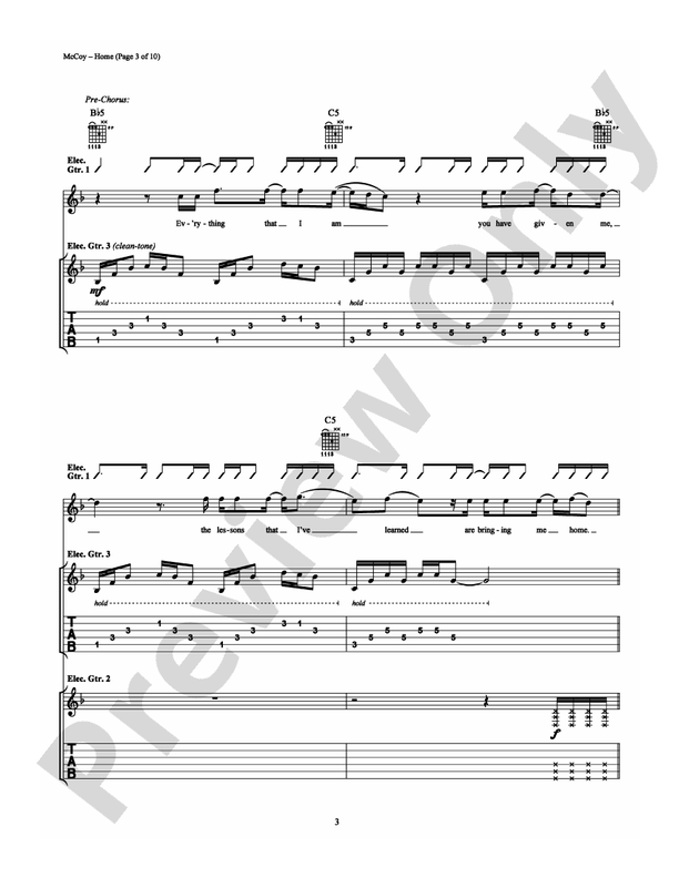 Home - 12 Stones - Guitar TAB (Digital Download)