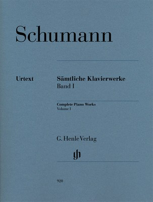 Complete Piano Works Bk 1 - Robert Schumann - Piano G. Henle Verlag Piano Solo
