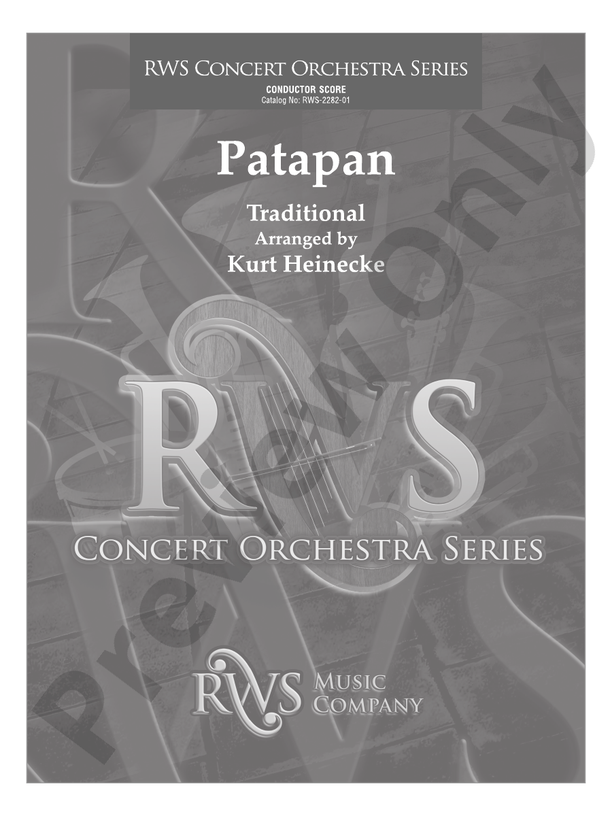 Patapan - Full Orchestra Conductor Score & Parts (Digital Download)