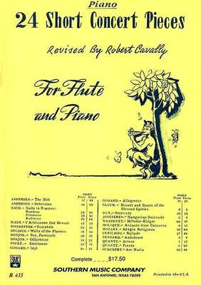 24 Short Concert Pieces - Flute Part - Flute Cavally Editions