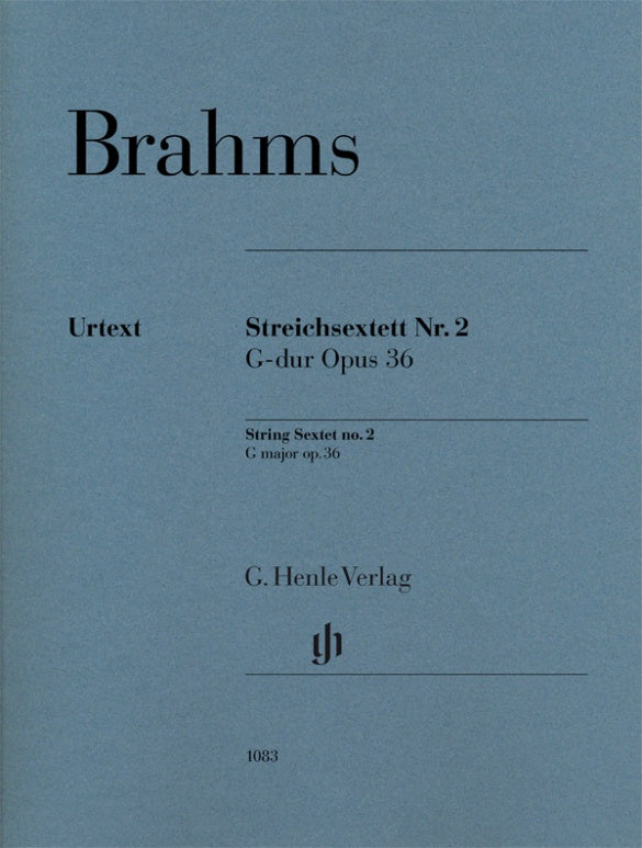 String Sextet No 2 in G Major Op 36 - Set of Parts