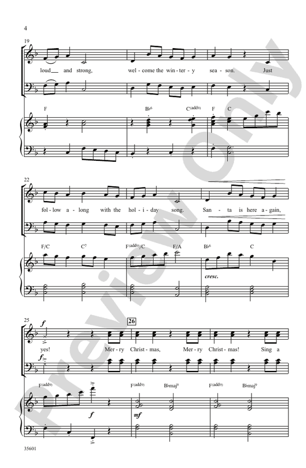 Merry Christmas, Merry Christmas (from Home Alone 2) – SATB Choral Octavo (Digital Download)