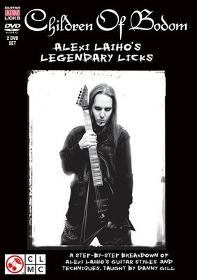 Children of Bodom - Alexi Laiho's Legendary Licks 2-DVD Set - Guitar Cherry Lane Music Guitar TAB 2-DVD Set
