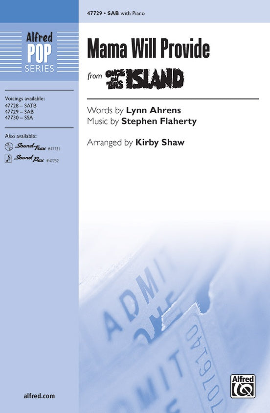 Mama Will Provide – SAB Choral Octavo (Digital Download)