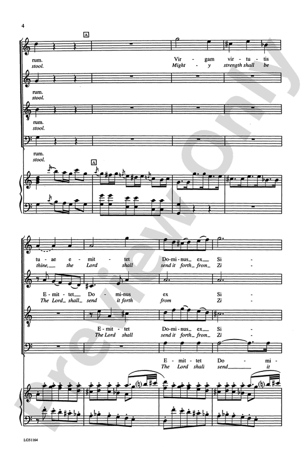 Dixit Dominus, K. 399 – SATB Choral Octavo (Digital Download)