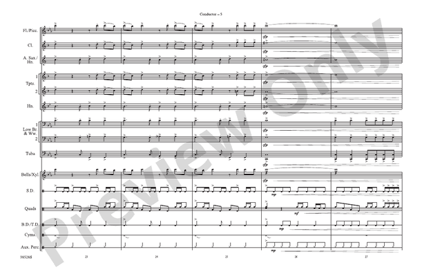 She's Not There – Marching Band Conductor Score & Parts (Digital Download)