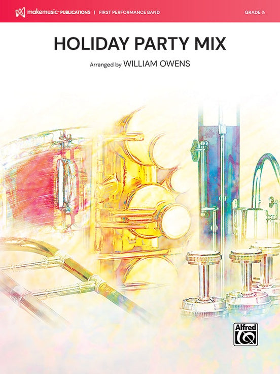 Holiday Party Mix – Concert Band Conductor Score & Parts (Digital Download)