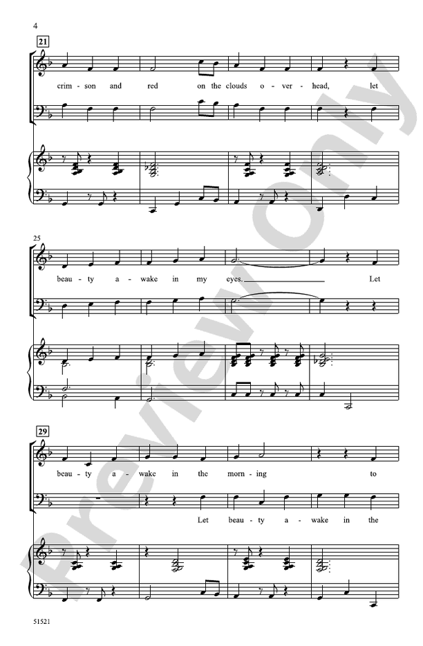 Let Beauty Awake - SAB Choral Octavo (Digital Download)