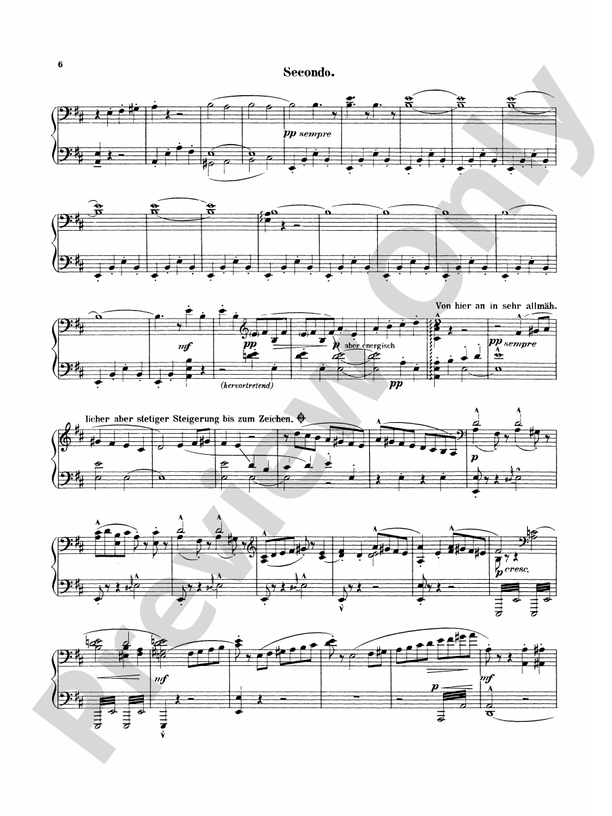 Mahler - Symphony No. 1, in D Major - 1 Piano, 4 Hands (Digital Download)