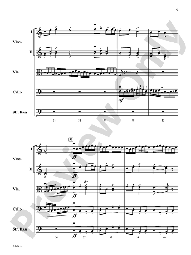 Dance of the Tumblers (from the Opera Snow Maiden) – String Orchestra Conductor Score & Parts (Digital Download)
