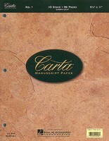 Carta Manuscript Paper No. 1 - Various Hal Leonard