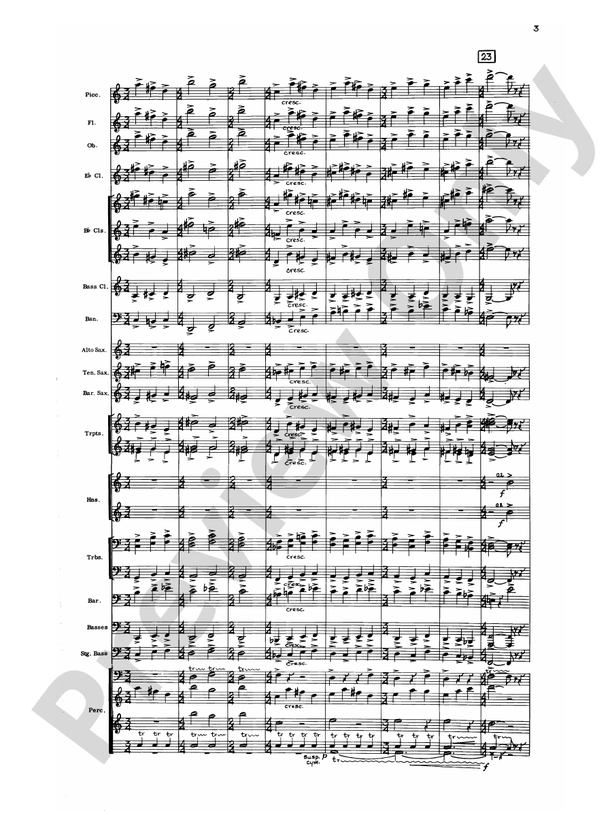 Liturgical Music for Band, Op. 33 - Concert Band Conductor Score & Parts (Digital Download)