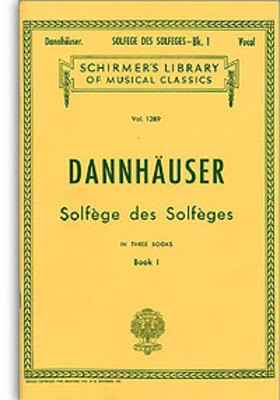 Dannhauser - Solfeges Volume 1 Lib1289 - Vocal Schirmer 50258490